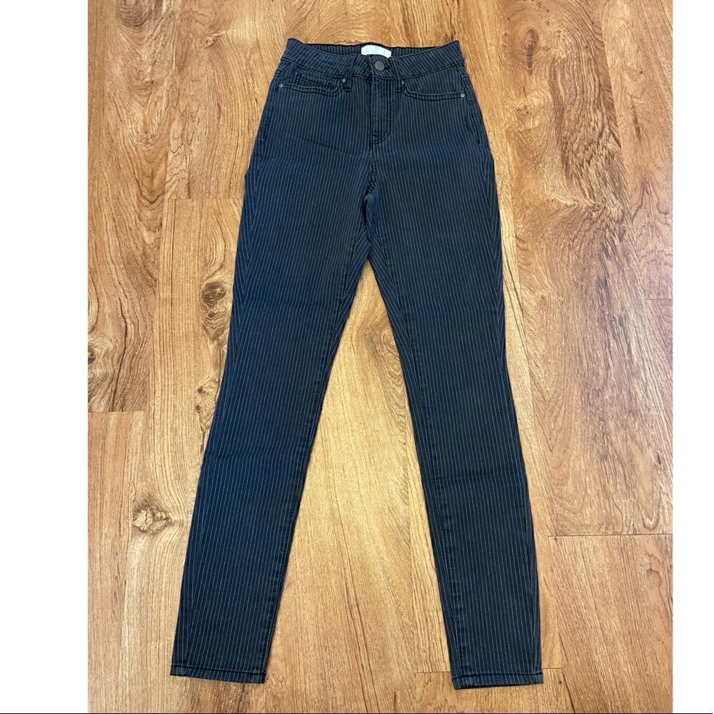 Ivy & Main black pinstripe jeans